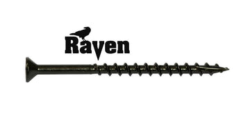 9-8X2-1/2 Raven™ Combo Drive Flat Head Hinge Screw