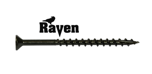 9-8X2-1/2 Raven™ Combo Drive Flat Head Hinge Screw