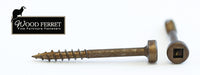 7-11X1-1/2 WoodFerret™ Square Drive Pan Head Screw