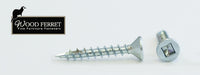 6X1" Square Drive Flat Head Screw