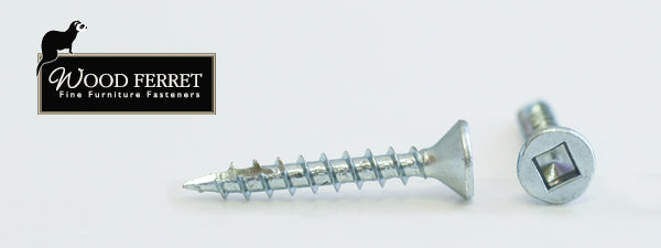 6X1" Square Drive Flat Head Screw