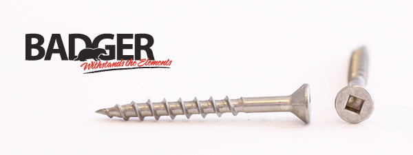 8-8X1-3/4 Badger™ Square Drive Flat Head Screw