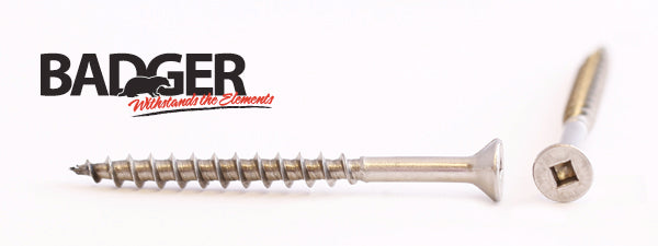 10-8X2-1/2 Badger™ Square Drive Bugle Head Screw