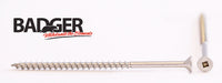 10-8X4 Badger™ Square Drive Flat Head Screw