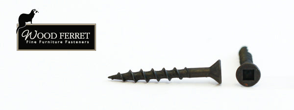 7-8X1-1/4 WoodFerret™ Square Drive Flat Head Screw