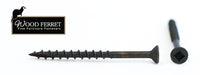 7-8X2 WoodFerret™ Square Drive Flat Head Screw