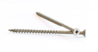 10-8X3-1/2 Combo Drive Flat Head Ceramic Screw