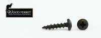 6-13X5/8 WoodFerret™ Phillips Pan Head Black Screw