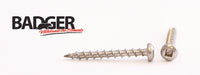 8-8X1-1/2 Badger™ Square Drive Pan Head Screw