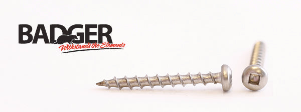 8-8X1-1/2 Badger™ Square Drive Pan Head Screw