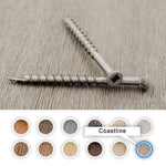 Painted Decking Screws Azek Coastline Color Match Bulk