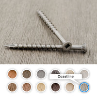 Painted Decking Screws Azek Coastline Color Match Bulk