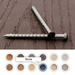 Painted Decking Screws Azek Kona Precise Color Match In Bulk